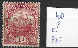 BERMUDES 40 Oblitéré Côte 0.75 € - Bermuda