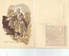 Militaria Lot De 27 Cartes Identiques  Le Soldat De Verdun Illustrateur Andre Lagrange - Other & Unclassified