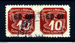 Z22990)B&M 51 Paar Privatzähnung Gest. - Used Stamps