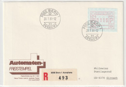 E 747) Schweiz 20.7.1981 ATM Papieränderung, Neue Farbe, Papier Mit Leuchtstoff - Timbres D'automates