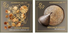 Azerbaijan Stamps 2023 Azerbaijan – Belarus Joint Issue. Folk Crafts 2 Stamps - Joint Issues