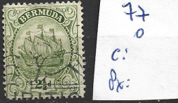 BERMUDES 77 Oblitéré Côte 3 € - Bermuda