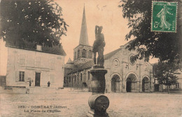 FRANCE - Domérat - La Place De L'Eglise - Carte Postale Ancienne - Autres & Non Classés