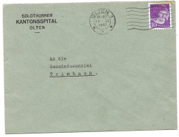 278 - 75 - Enveloppe Avec Timbre De Franchise Olten 1941 - Portofreiheit