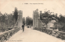 FRANCE - Cosne - Ponts Suspendu - Côté Cher - Carte Postale Ancienne - Cosne Cours Sur Loire
