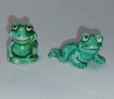 Lot 2 Grenouilles Happy Frogs 100 % Ferrero Original DE 1986 - Monoblocs