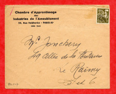 PREO MAURY N°113 S/ENVELOPPE COMMERCIALE NON CLOSE - 1953-1960