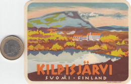 ETIQUETA - STICKER - LUGGAGE LABEL  HOTEL KILPISJARVI - FINLAND - FINLANDIA - Etiquetas De Hotel