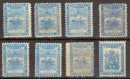 Franquicia Militar Melilla 04/11 (*)  Marina De Guerra. 1894. Sin Goma. - Military Service Stamp