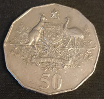 AUSTRALIE - AUSTRALIA - 50 CENTS 2001 - Elizabeth II - Fédération De L'Australie - KM 491.1 - 50 Cents