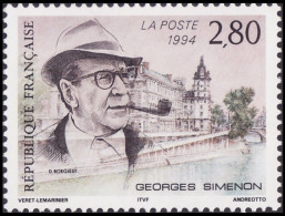 2579**(COB) - Geoges Simenon - Émission Commune Belgique + Suisse / Gezamenlijke Uitgifte Met Belgiê + Zwitserland - Joint Issues