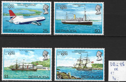 BERMUDES 383 à 86 ** Côte 10 € - Bermudes