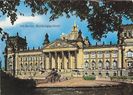Delcampe - AK 184381 GERMANY - Berlin - Reichstagsgebäude - MODERN REPRODUCTION CARD - Tiergarten