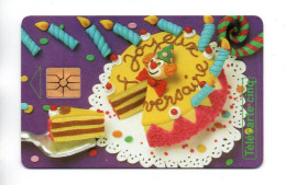 GN 39 Joyeux Anniversaire Gâteau Cake Télécarte FRANCE 5 Unités Phonecard (F 105) - 5 Unità
