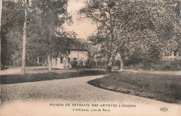 SANTE - Maison De Retraite Des Artistes Lyriques - Vue Sur L'infirmerie Du Coin Du Parc - Carte Postale Ancienne - Santé