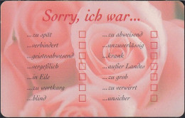 Germany P07/99 Rose - Sorry - DD:3908 Modul 38 - P & PD-Series : D. Telekom Till