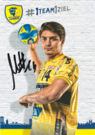 Autogramm Handball Maximilian Max Haider Rhein-Neckar Löwen 16-17 Mannheim Eulen Ludwigshafen Am Rhein Kronau/Östringen - Handball