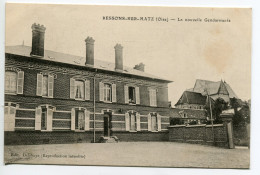 60 RESSONS Sur  MATZ  La Nouvelle Gendarmerie Cour Edit Delahaye 1910 D06 2019  - Ressons Sur Matz