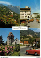 VADUZ Fürstentum Liechtenstein Photo P.Ospelt Schaan Belle Voiture Décapotable Auto Cabriolet Et VW Käfer VOIR DOS - Liechtenstein