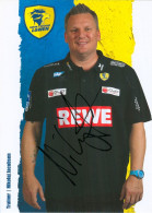 Autogramm Handball AK Nikolaj Jacobsen Rhein-Neckar Löwen 15-16 Bayer Dormagen THW Kiel Viborg Bjerringbro-Silkeborg - Palla A Mano