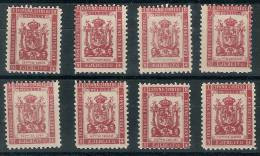 Franquicia Militar Melilla 12/19 (*) R. Cazadores. 1894. Sin Goma - Military Service Stamp
