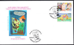 KK-266A NORTHERN CYPRUS EUROPA CEPT CHILDRENS BOOKS F.D.C. - Lettres & Documents