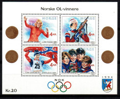 Norwegen Norge 1989 - Mi.Nr. Block 12 - Postfrisch MNH - Sport - Blokken & Velletjes