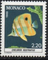 Monaco Neuf, Yvert   N° 1616,  Chelmon à Bec Médiocre Ou Poisson Papillon, **, - Poissons