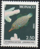 Monaco Neuf, Yvert   N° 1617, Poisson-lime à Tâches Oranges,, **, - Poissons