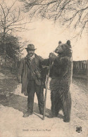 Pyrénées * Un Ours Du Pays * Montreur D'ours Métier Cirque Spectacle Phénomène - Autres & Non Classés