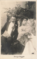 NOCES - Mariage D'argent - Photo D'un Couple De Jeunes Mariés S'ignorant - Carte Postale Ancienne - Couples