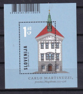 SLOVENIA 2017,ARCHITECT CARLO MARTINUZZI,RENOVANTION OF THE MAGISTRAT,,BUILDING,BLOCK,mnh - Slowenien