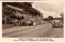 CPA - 46 - Grotte De Presque - Entrée En Bordure De La Nationale 673, De Saint-Céré à Padirac - Animée - Saint-Céré