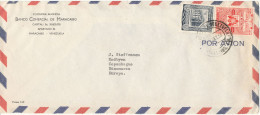 Venezuela Air Mail Cover Sent To Denmark 23-9-1955 - Venezuela