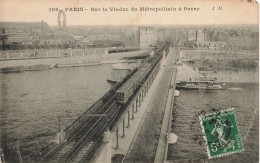 FRANCE - Paris - Sur Le Viaduc Du Métropolitain à Passy - Carte Postale Ancienne - Puentes