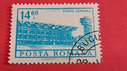 ROUMANIE - ROMANIA - Posta Romana - Timbre 1972 : Monuments Et Bâtiments - Aéroport Otopeni De Bucarest - Usado
