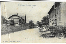 FRESSE-sur-MOSELLE (88) Poste Et Route Du Thillot Ed. Cl M 6338, Envoi 1915 (beau Pli Sur La Hauteur à Gauche) - Fresse Sur Moselle
