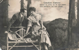 COUPLE - Emotion D'amour - Quand On Aime On Ne Sait Mentir - Carte Postale Ancienne - Huwelijken