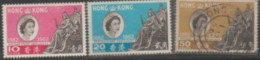 1962 HONGKONG USED STAMPS On 1962 The 100th Anniversary Of The First Postage Stamp Of Hong Kong/STATUE OF QUEEN VICTORIA - Gebruikt