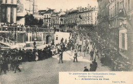 BELGIQUE - Visé - Anniversaire De L'indépendance Belge - Cortège Des Drapeaux - Arbalétriers - Carte Postale Ancienne - Wezet