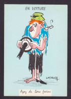 CPSM Lassalvy Illustrateur Humour En Voiture Non Circulé éditeur Marcel Vaysse - Lassalvy