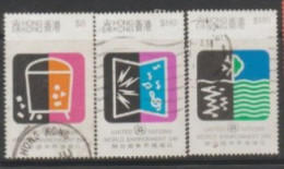 1990 HONGKONG USED STAMPS On  U.N. World Environment Day - Usados