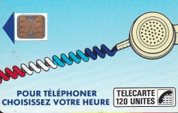 K011/610 - SC4on  PØ7 - 120 Unités - (verso : 6 N° Encadrés (série Des 10000)) (glacée) - Telefonschnur (Cordon)