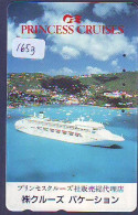 Télécarte JAPON * * BATEAU * PHONECARD JAPAN * SHIP (1653) TK *  SCHIFF * Schip * Boot * Barco - Boten