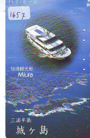 Télécarte JAPON * * BATEAU * PHONECARD JAPAN * SHIP (1657) TK *  SCHIFF * Schip * Boot * Barco - Bateaux