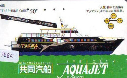 Télécarte JAPON * * BATEAU * PHONECARD JAPAN * SHIP (1685) TK *  SCHIFF * Schip * Boot * Barco - Barche