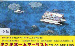 Télécarte JAPON * * BATEAU * PHONECARD JAPAN * SHIP (1686) TK *  SCHIFF * Schip * Boot * Barco - Schiffe