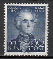 MiNr. 166, Postfrisch; 150. Geburtstag Von Justus Von Liebig - Ungebraucht