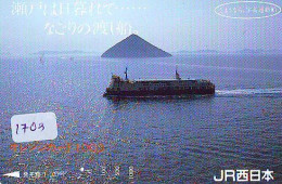 Télécarte JAPON * * BATEAU * PHONECARD JAPAN * SHIP (1703) TK *  SCHIFF * Schip * Boot * Barco - Boats