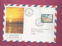 Lettre De 1996 Pour La France - YT N° 480D En BDF - Storia Postale